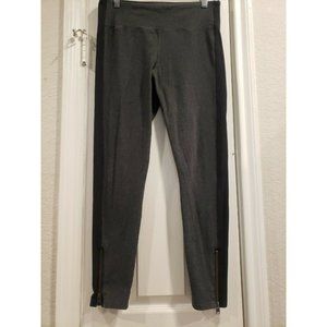 Express Columnist Pants w/ Black Pinstripe Flat Waist Medium/High Rise Slim Fit